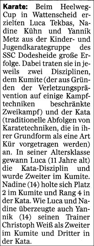 NOZ - Neue Osnabrücker Zeitung vom 21. Juni 2006